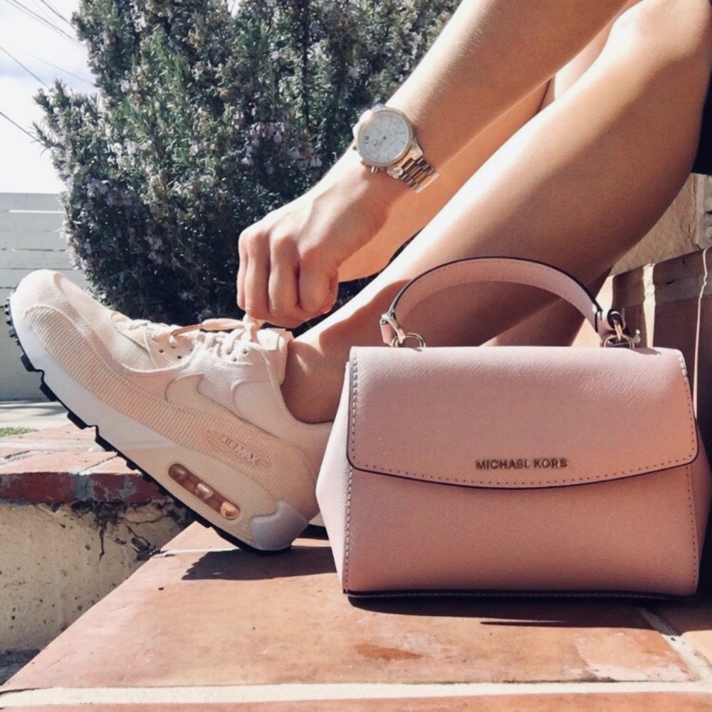 MICHAEL KORS AVA SMALL CROSSBODY BAG BLUSH PIMK